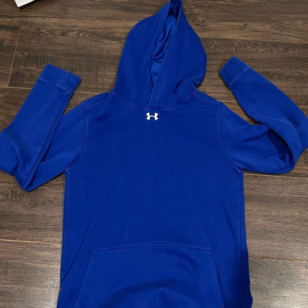 under armor blue hoodie